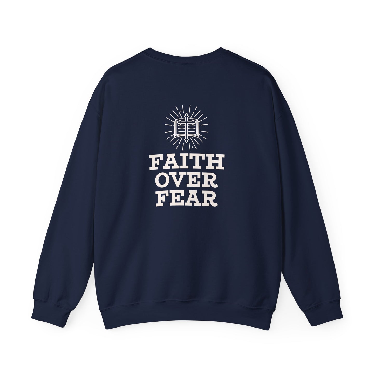 Faith Over Fear Unisex Heavy Blend™ Crewneck Sweatshirt