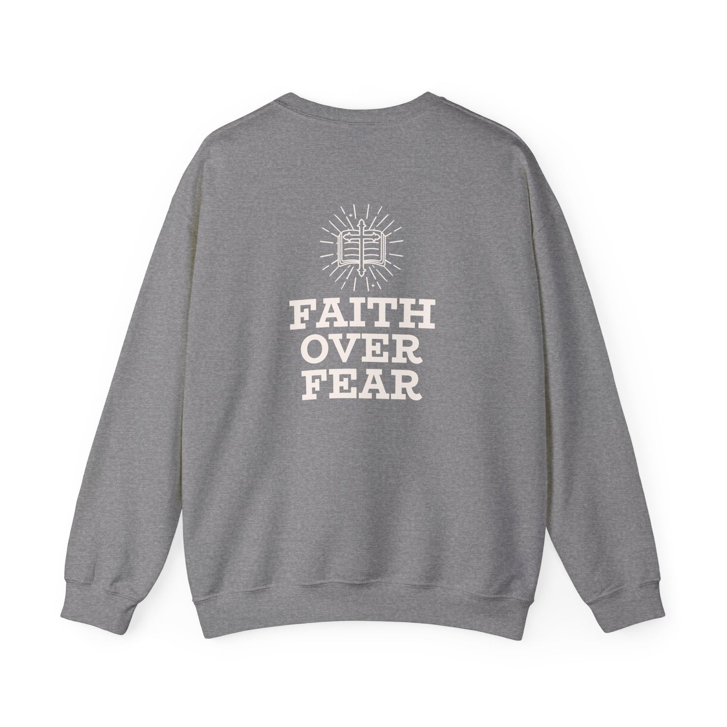 Faith Over Fear Unisex Heavy Blend™ Crewneck Sweatshirt