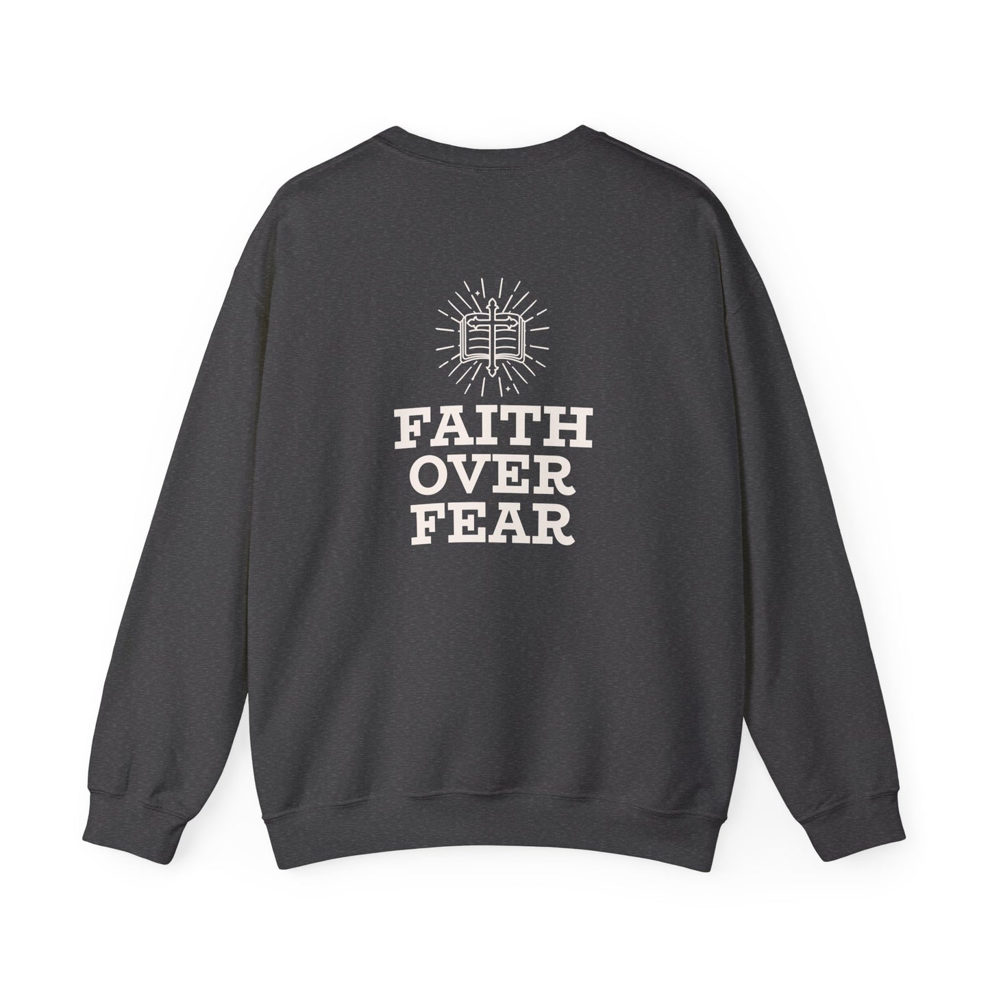 Faith Over Fear Unisex Heavy Blend™ Crewneck Sweatshirt